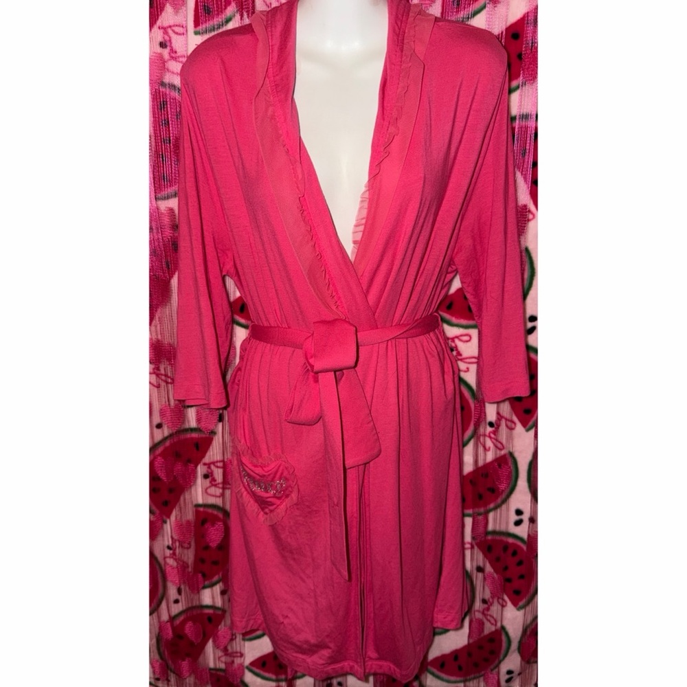 🩷 Vintage Juicy Couture Vibrant Robe
